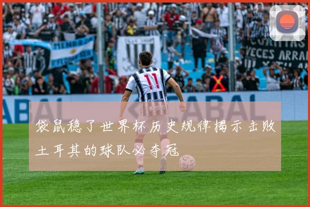 袋鼠稳了世界杯历史规律揭示击败土耳其的球队必夺冠
